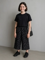 Костюм для девочки, футболка и кюлоты