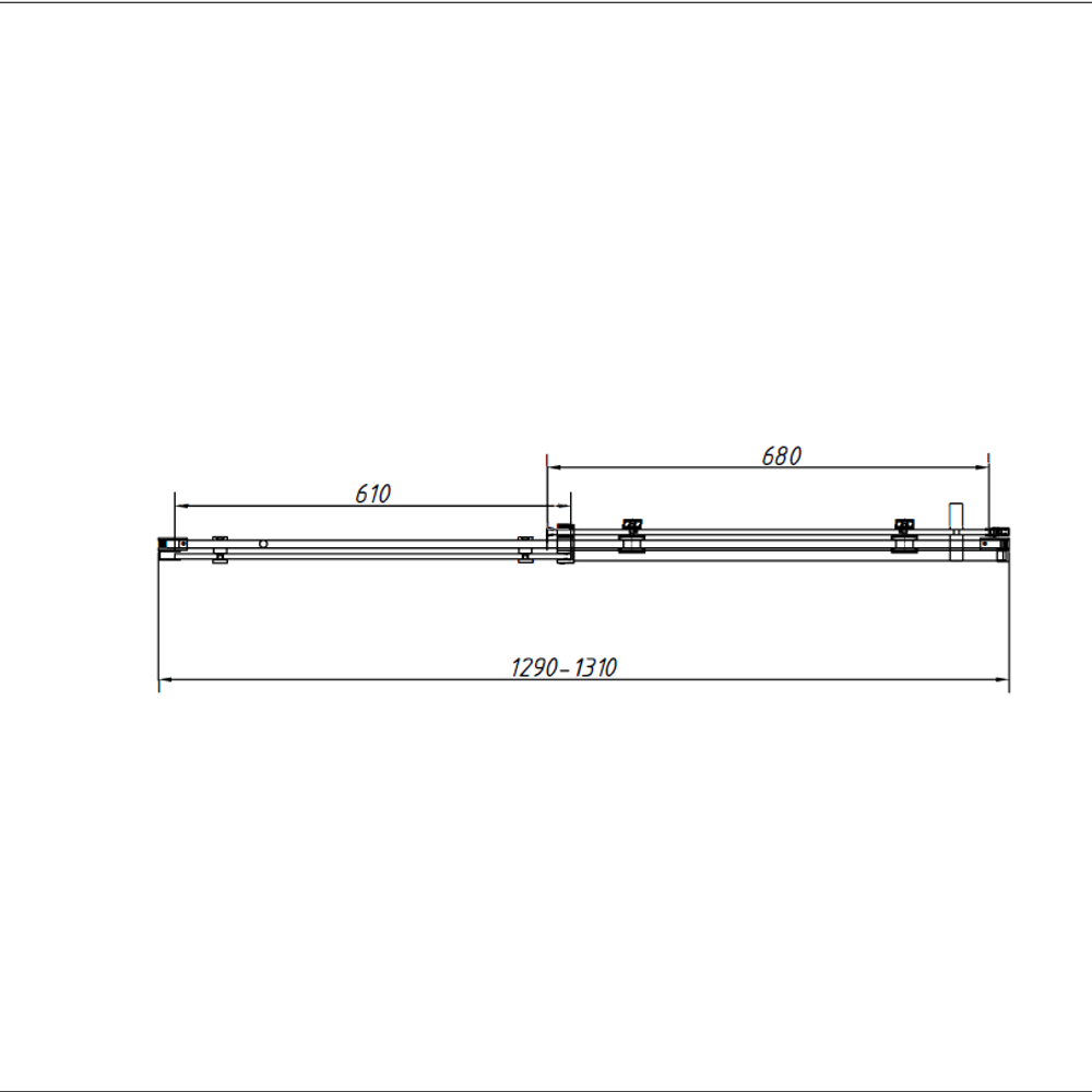 Душевой уголок Como-N VSR-4CN9013CGB, 1300*900, черный, стекло тонированное, , шт