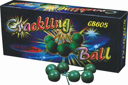 Петарды фитильные "Crackling Ball" GB605 к-т6 (1/12/192)