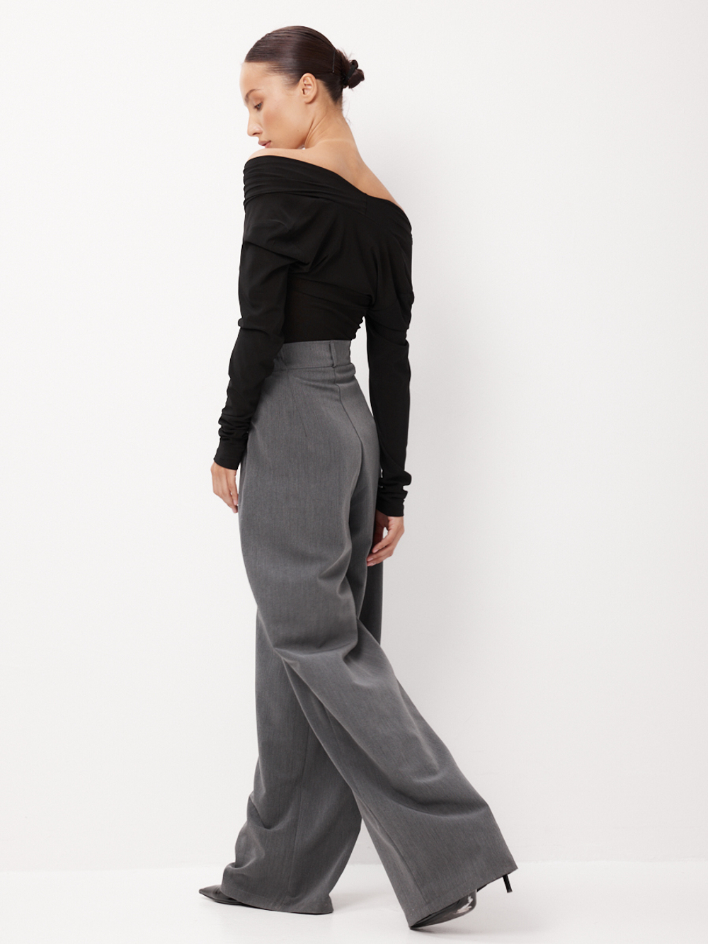 Брюки палаццо классические