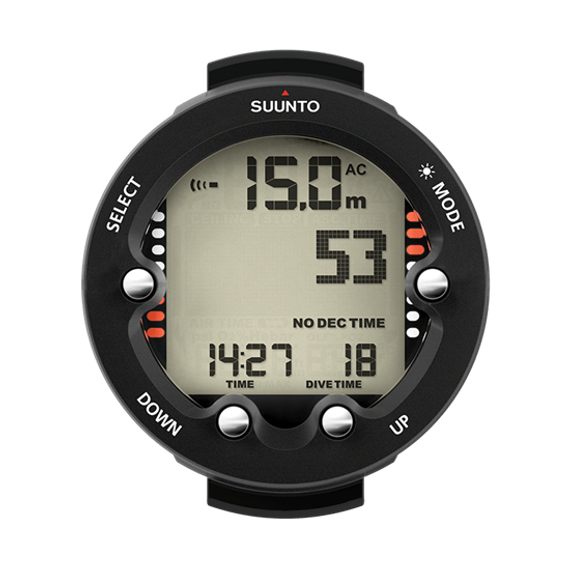 Декомпрессиметр Suunto Zoop Novo Black Черный