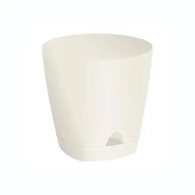 Горшок для цветов AMSTERDAM D 140 с прикорневым поливом 1,35 л Сливочный