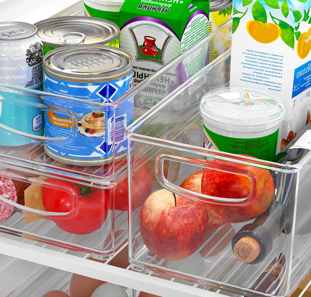 Емкость для холодильника Berkana, 31.2х15.2х12.7, прозрачный