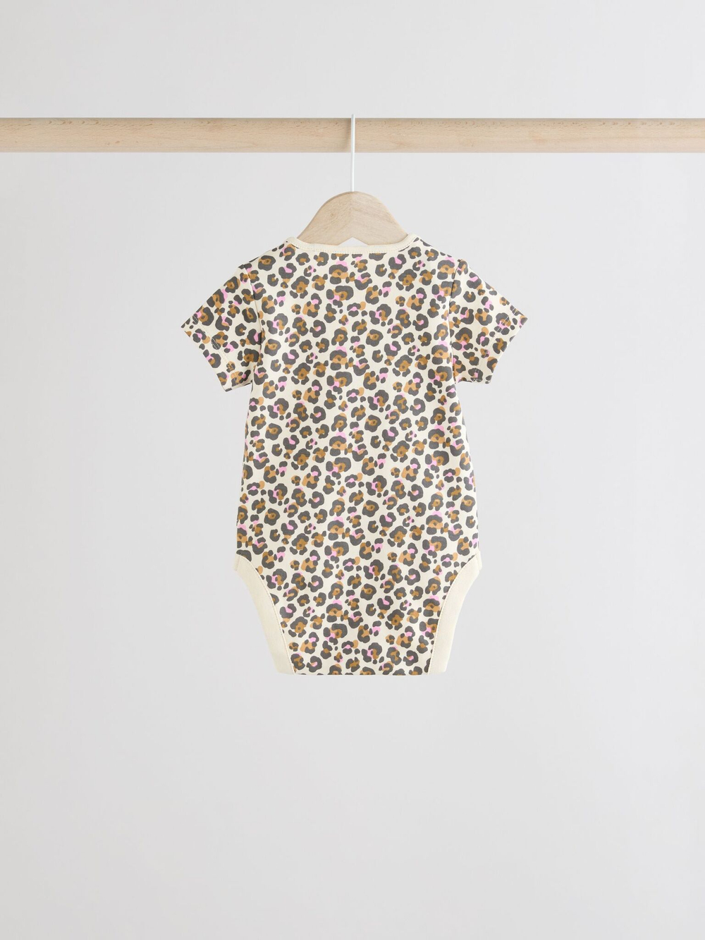 Боди с коротким рукавом для малышей Next E19-748, 3 шт., Бежевый, Светло-коричневый