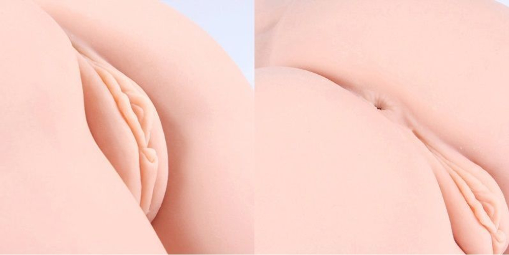 Полуторс Hera Real Hip с вибрацией (Цвет: телесный)