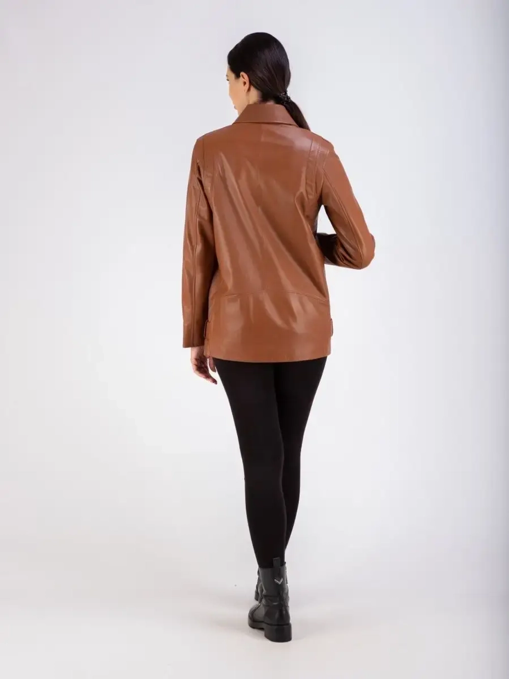 Косуха кожаная куртка женская Турция