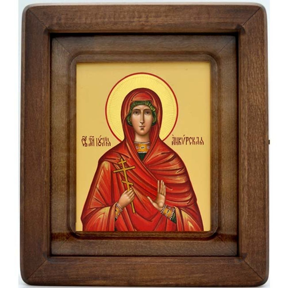 Иулия Анкирская. Рукописная икона.