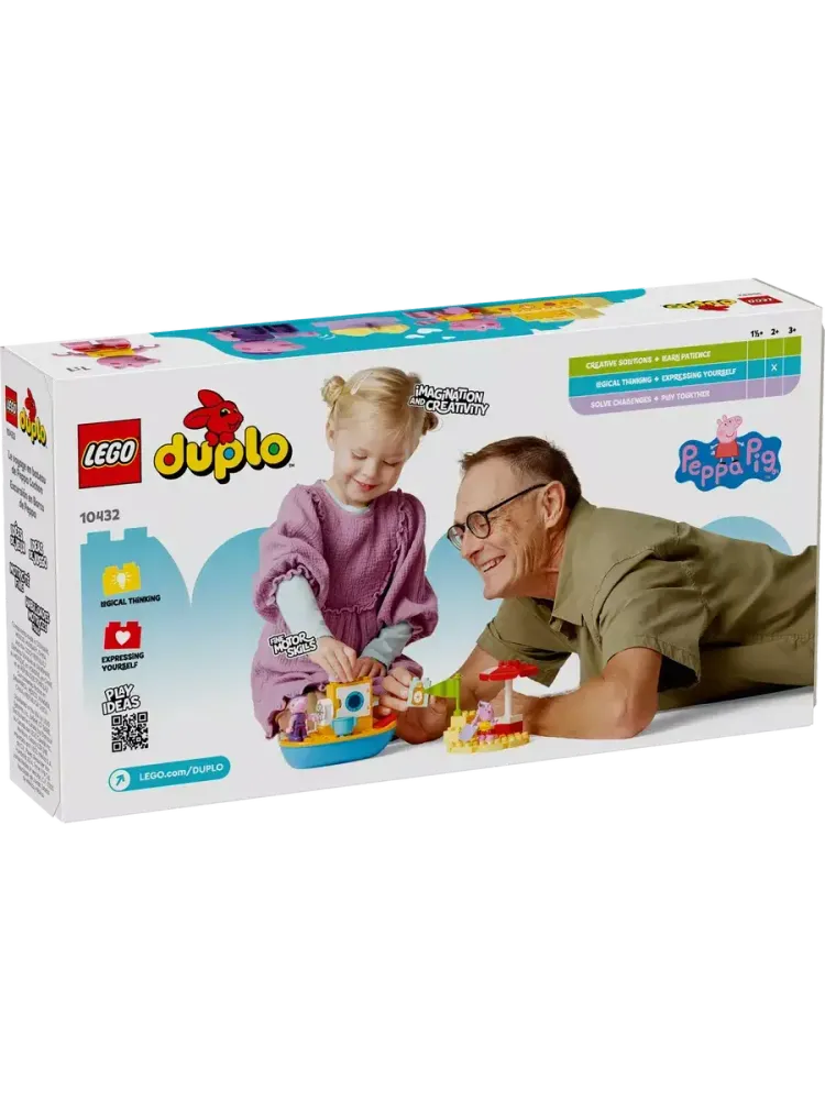 Конструктор Duplo 10432 Свинка Пеппа: прогулка на лодке