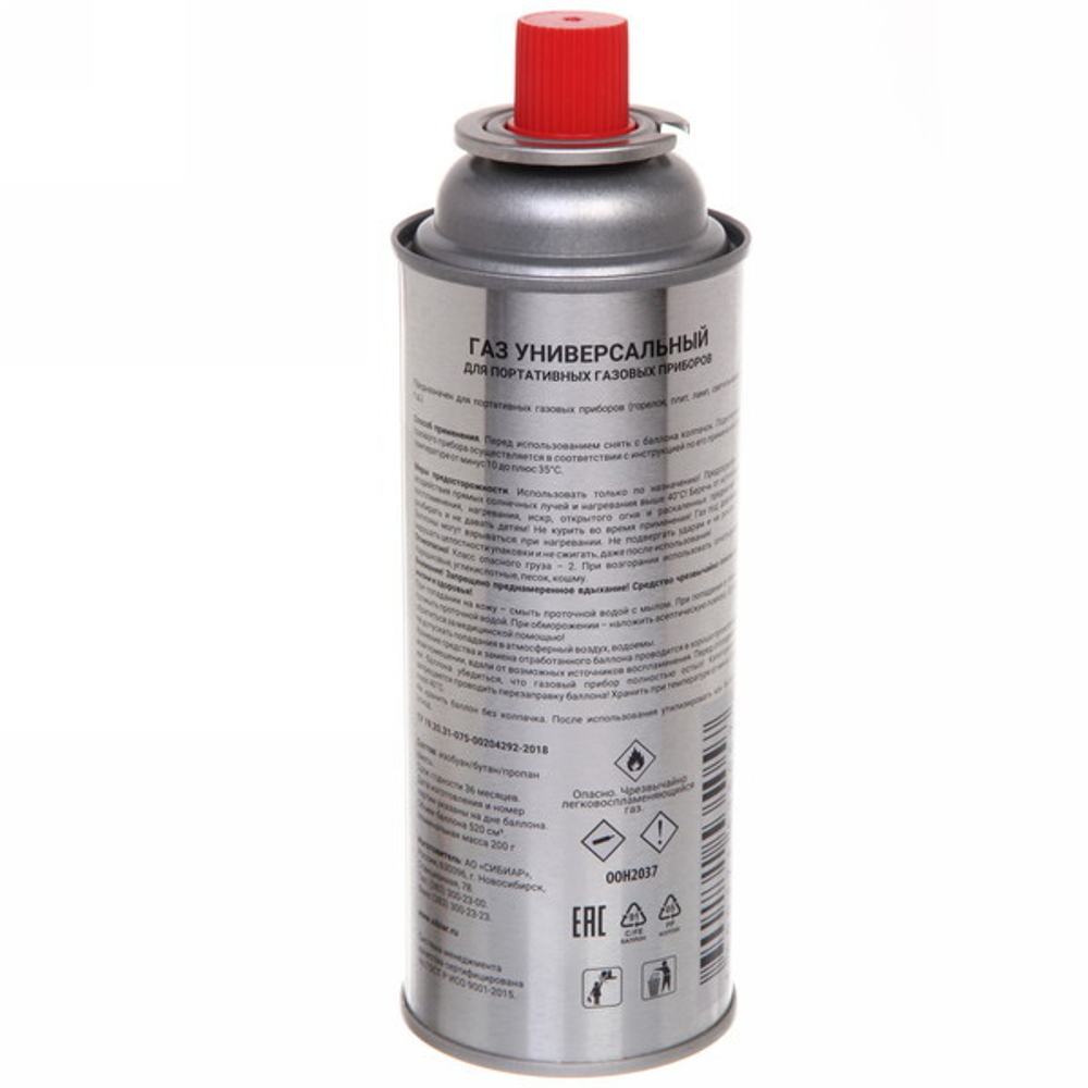 Газ для портативных плит цанга всесезонный 200 гр