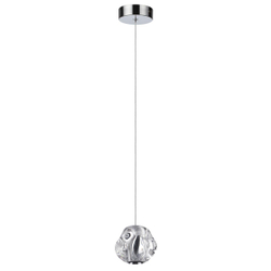 5084/5L L-VISION ODL25 561 хром/прозрачный/металл/акрил Подвес LED 5W 4000K 250Лм JEMSTONE