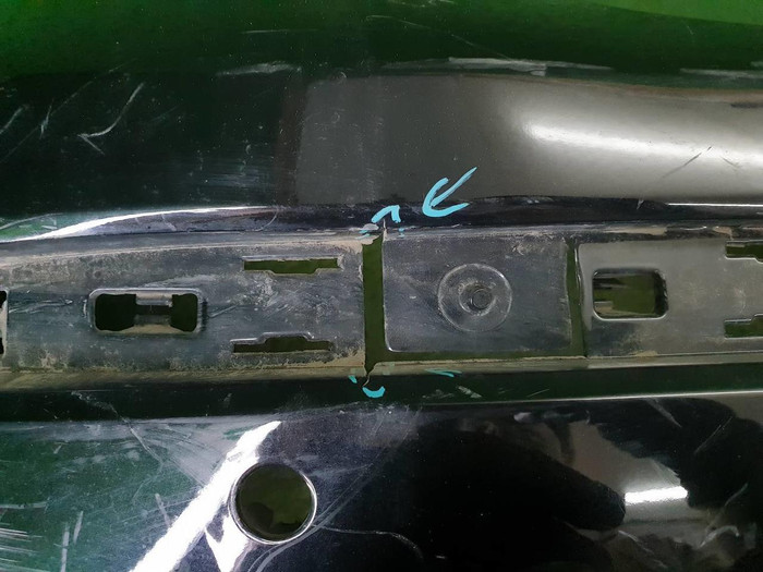 Бампер задний Mercedes GLS X166 (2015-2019)