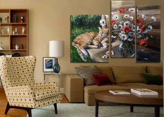 Модульная картина "Весеннее утро"