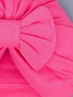 Чалма осенняя детская с бантиком