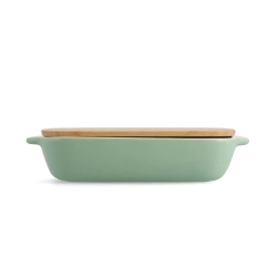 KitchenAid Керамическое блюдо 33x19,5x7,5 см + фисташковая крышка