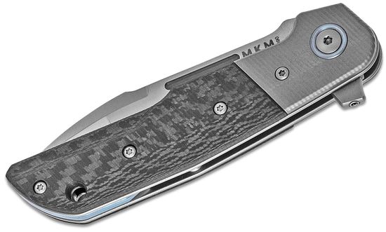 Складной нож MKM "CLAP" MKM/LS01 CT c клинком из стали Böhler M390 Microclean®, рукоять титан / карбон