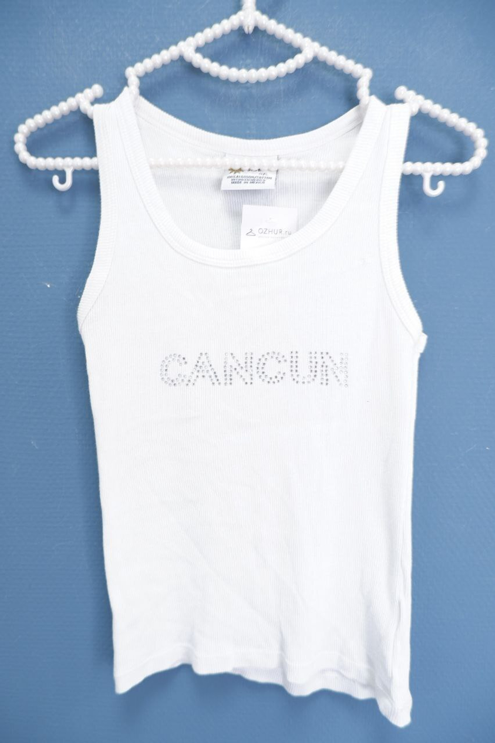 Топ со стразами 40 размер