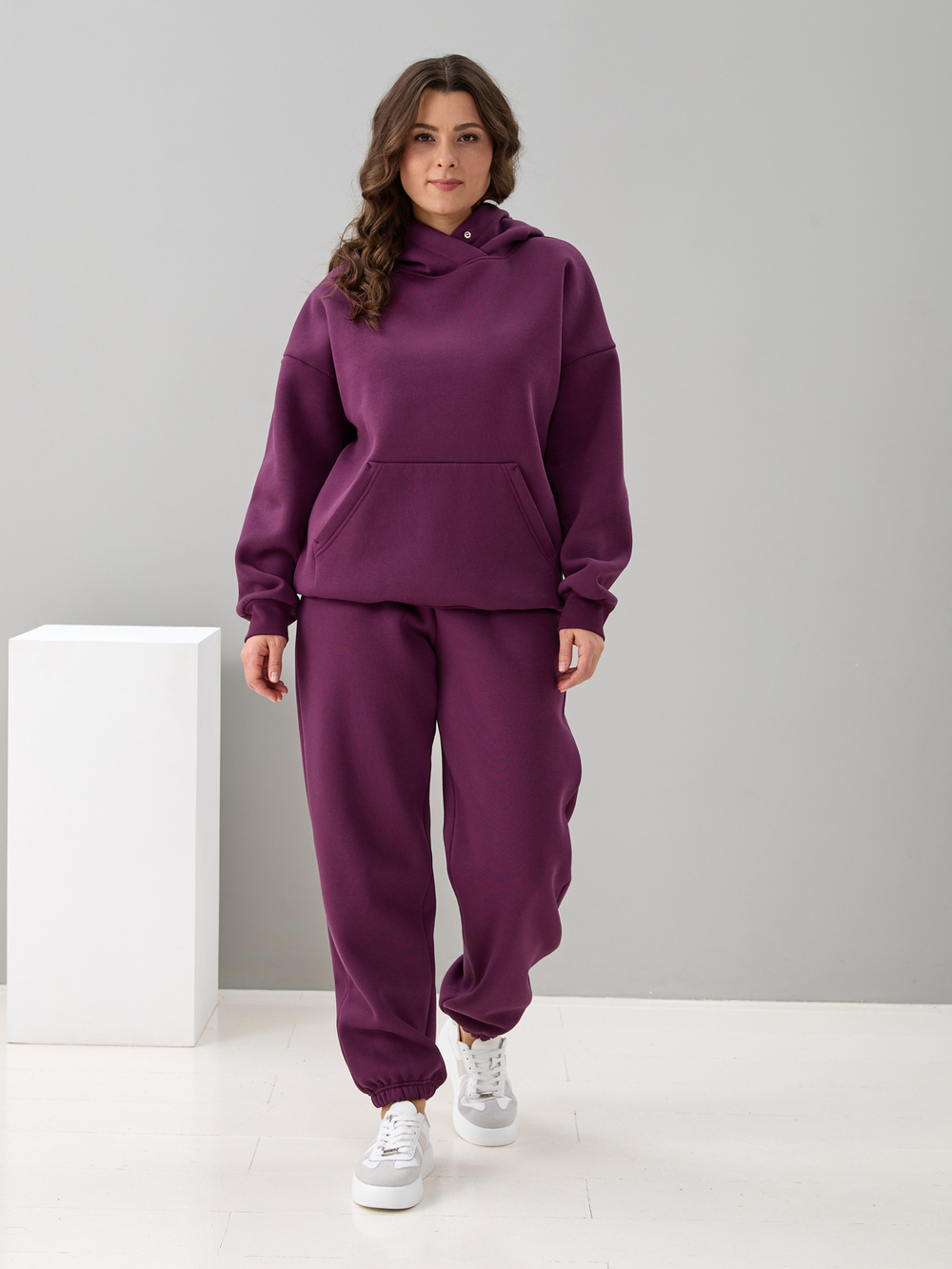 Костюм с брюками КБфн-091/слива-п