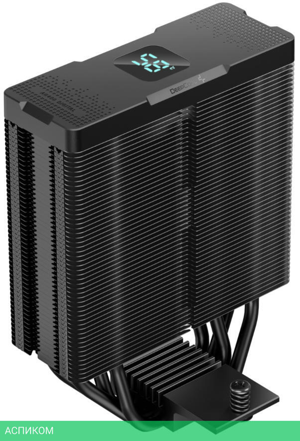 Кулер для процессора DeepCool AG400 DIGITAL BK ARGB (R-AG400-BKADMN-G-1)