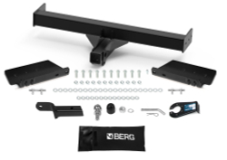 Фаркоп под квадрат c электрикой Smart для Toyota Hilux VIII поколение 2015-2020 2020-н.в., шар E, 3500/120 кг, F.5718.001