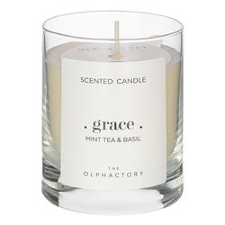 Свеча ароматическая The Olphactory, Grace, Mint tea&Basil (новая), 40 ч