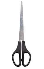 Ножницы Workmate, 200 мм, пластиковые чёрные ручки, 12 штук