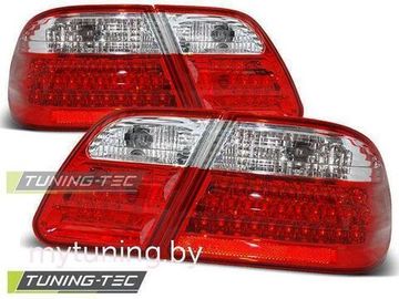 Задние фонари Mercedes E W210 red white led