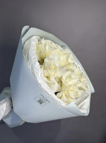 Белые французские розы (5шт)