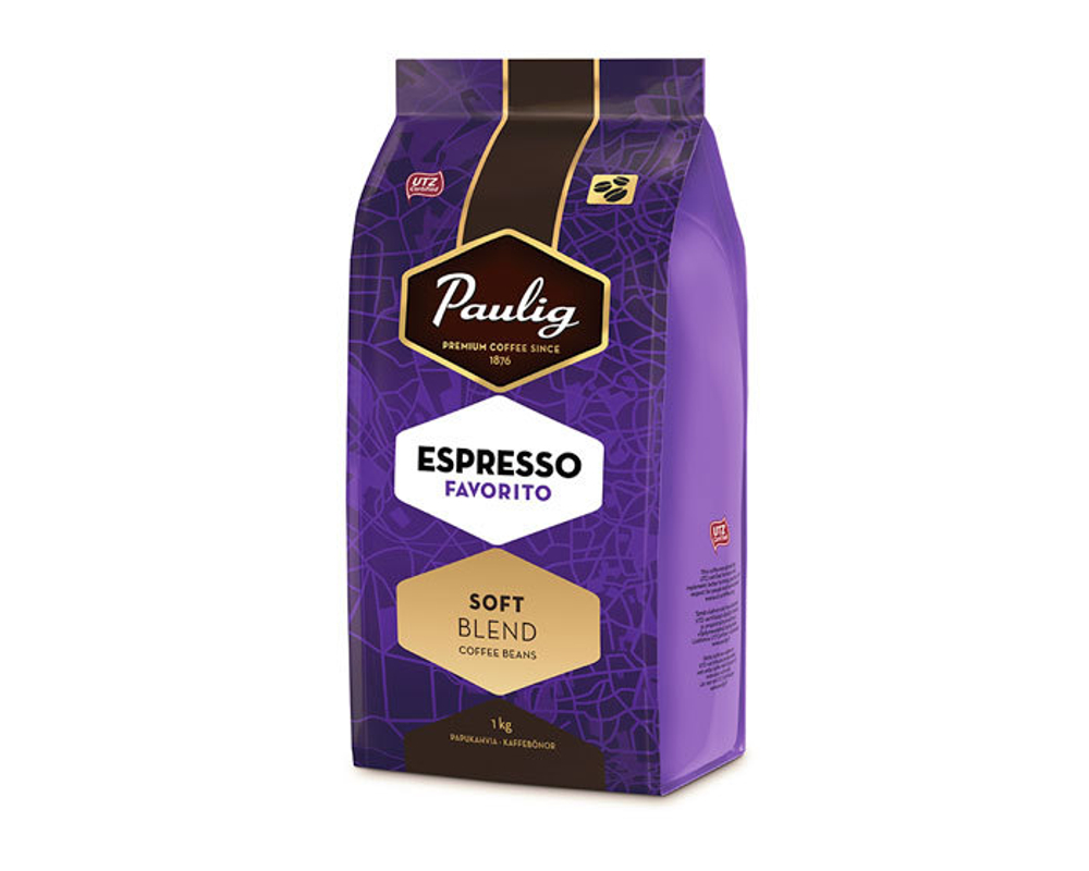 Кофе в зернах Paulig Espresso Favorito, 1 кг