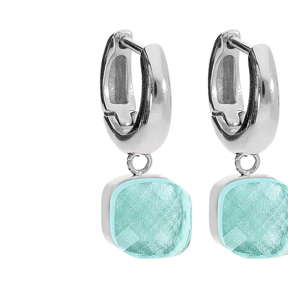 Серьги Qudo Firenze soft aqua 300411 BL/S
