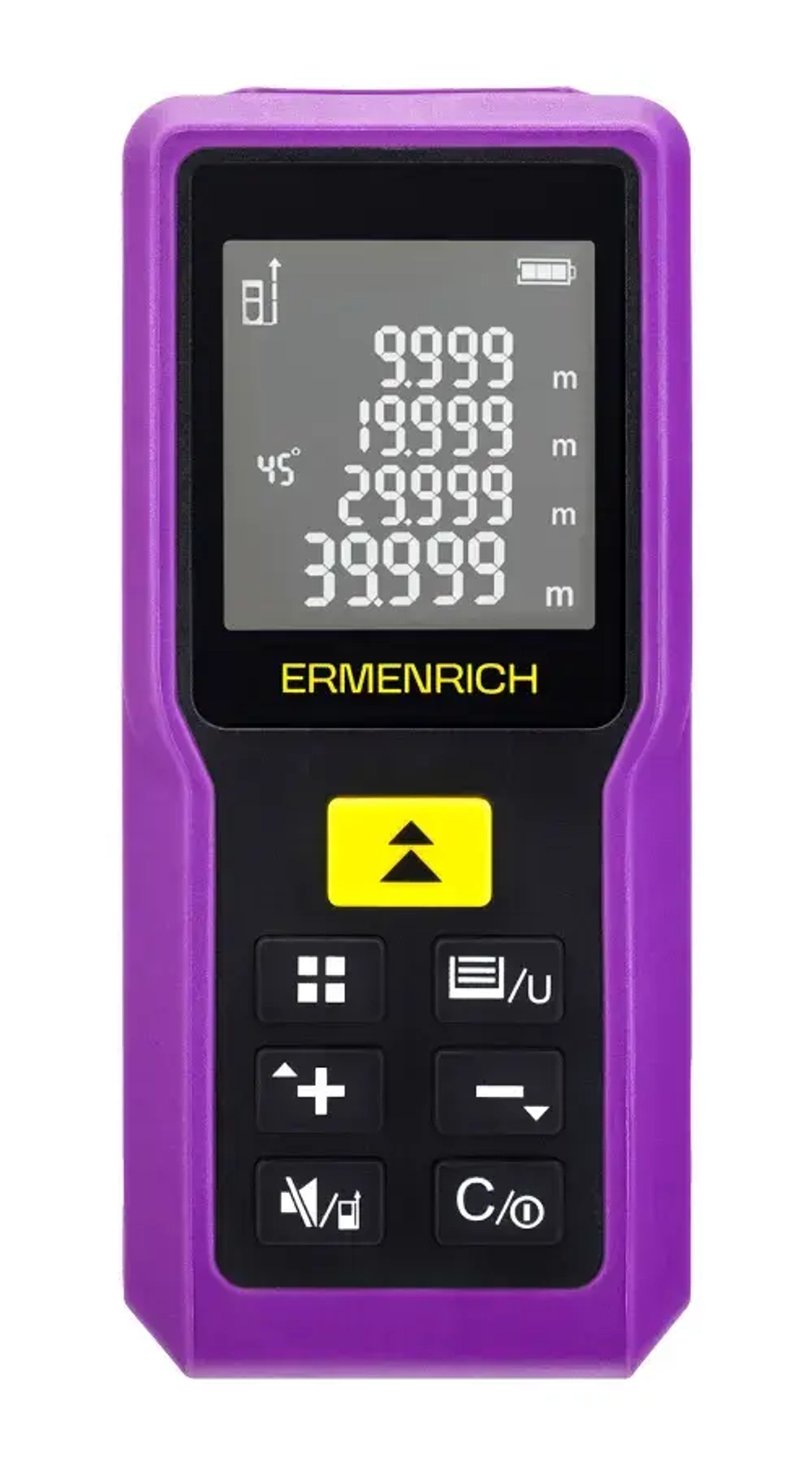 Лазерная рулетка Ermenrich Reel PRO GM100, фиолетовый