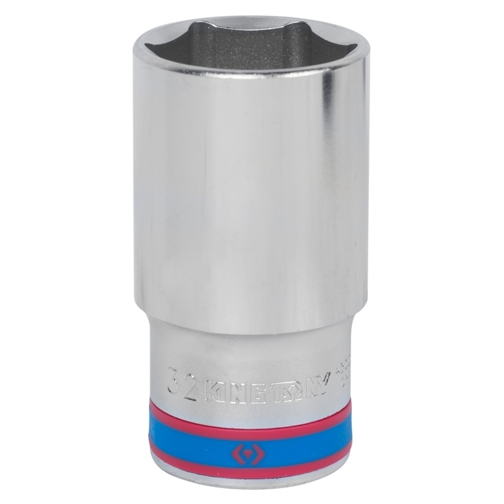 KING TONY (423532M) Головка торцевая глубокая шестигранная 1/2", 32 мм