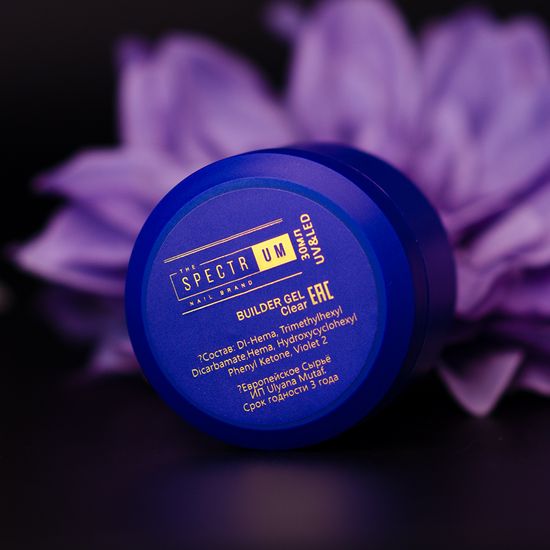Гель для моделирования Spectrum Builder Gel Clear 30 мл.