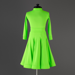 салатовое платье для танцев