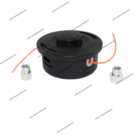 Барабан для лески триммера тип Штиль 40-2 гайка М10х1,25 левая,в комплекте гайки М12х1,5