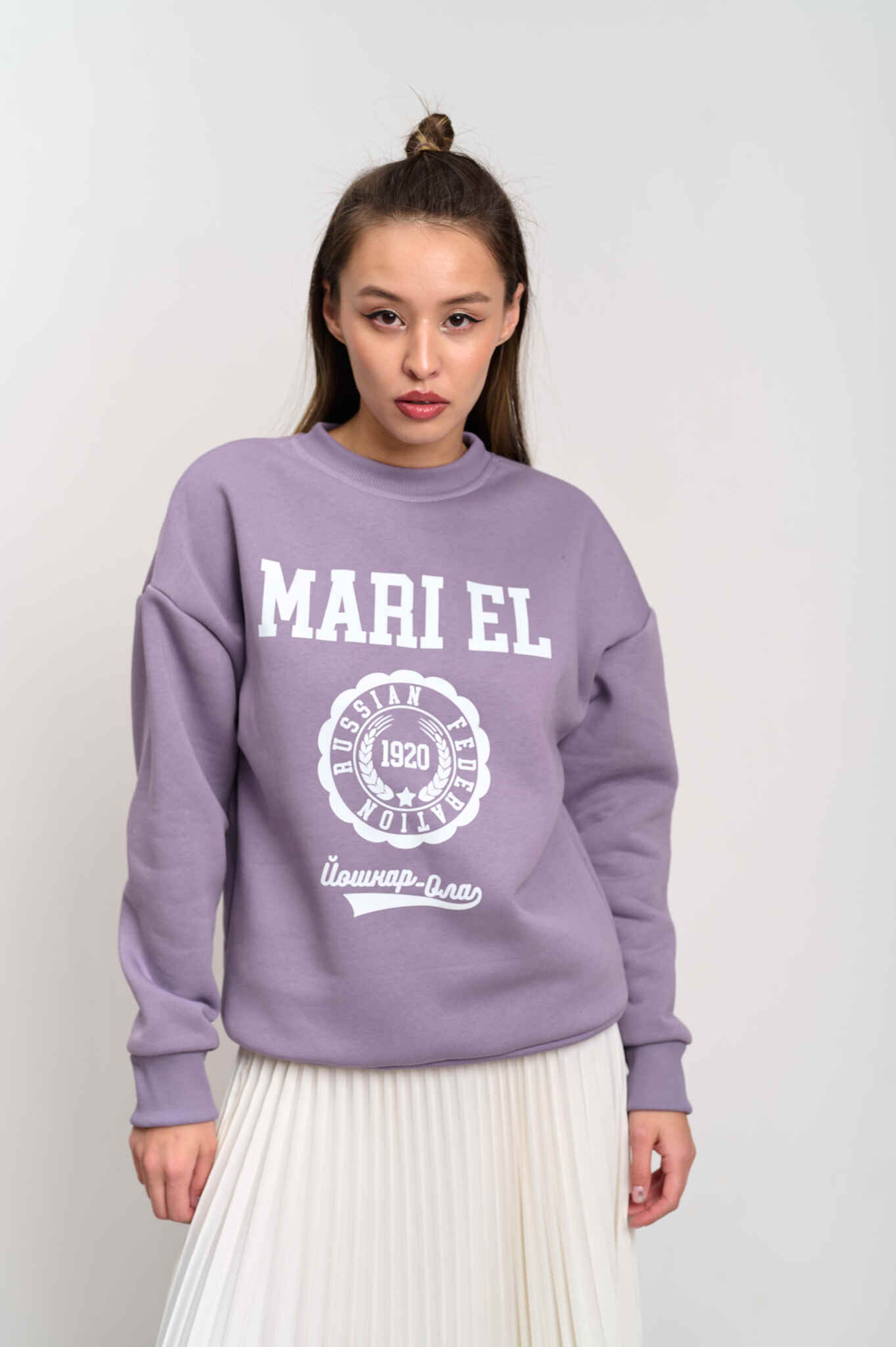 Свитшот женский "Mari El" сирень