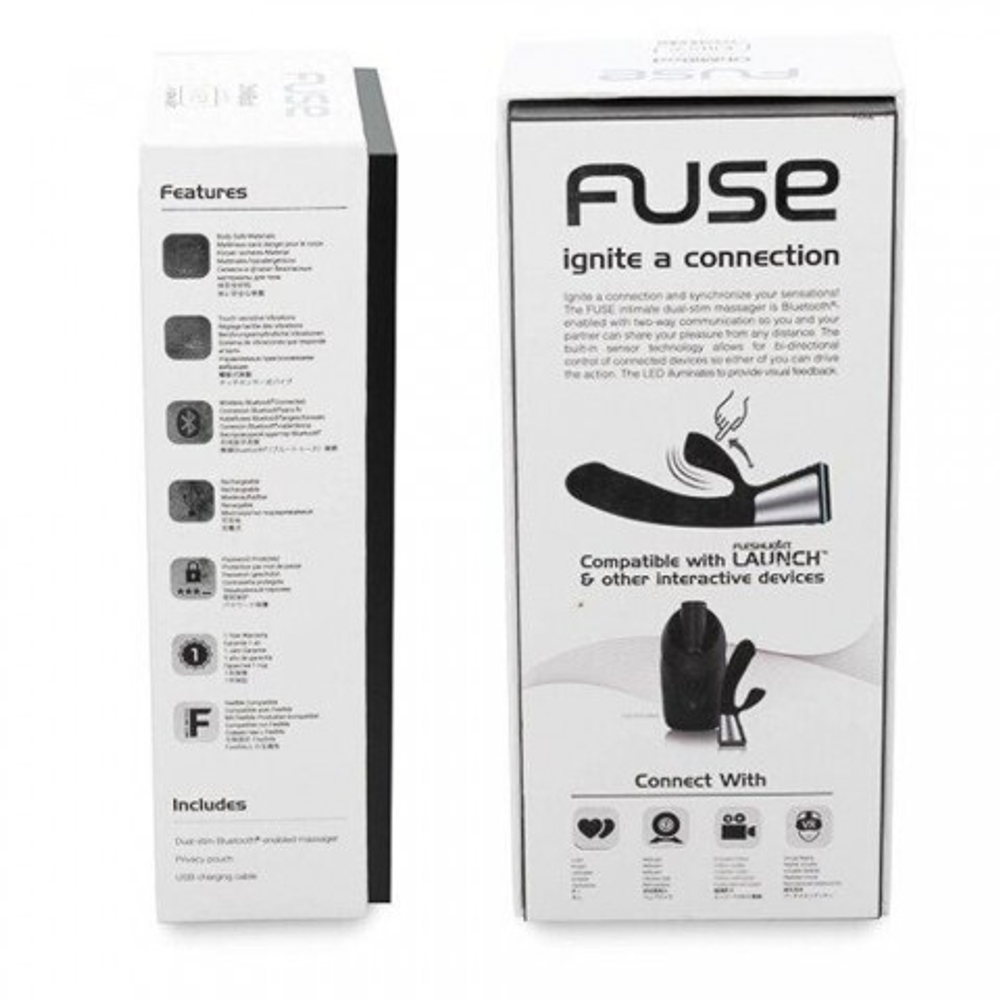 Вибратор с двойной стимуляцией Ohmibod Fuse от KIIROO (черный)