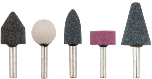 Шарошки абразивные по металлу, 5 шт. (большие) 36467