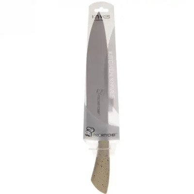 Нож кухонный «Best cook» поварской светлая крошка 8»