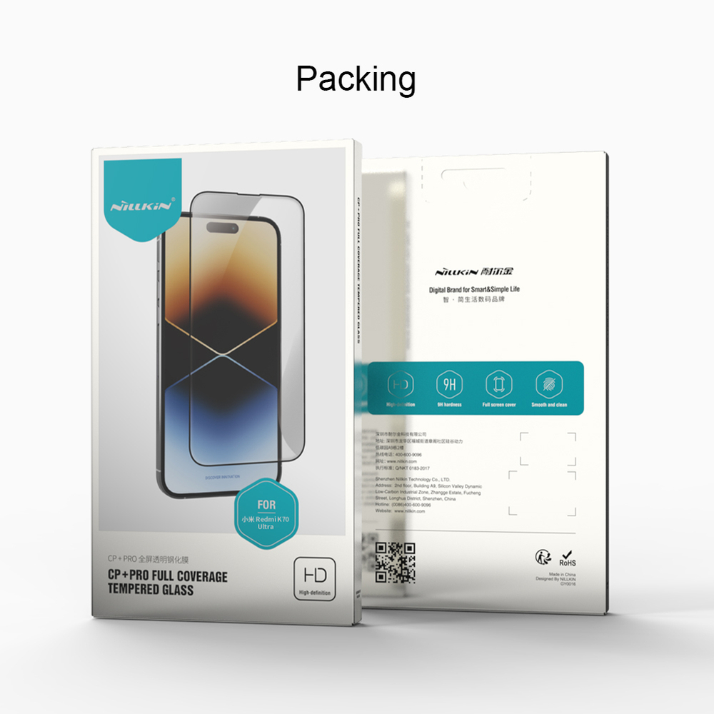 Защитное закаленное стекло от Nillkin для Xiaomi 14T и 14T PRO, серия CP+PRO Anti-Explosion Glass Screen Protector