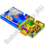 Коммерческий надувной батут "Остров сокровищ 2"