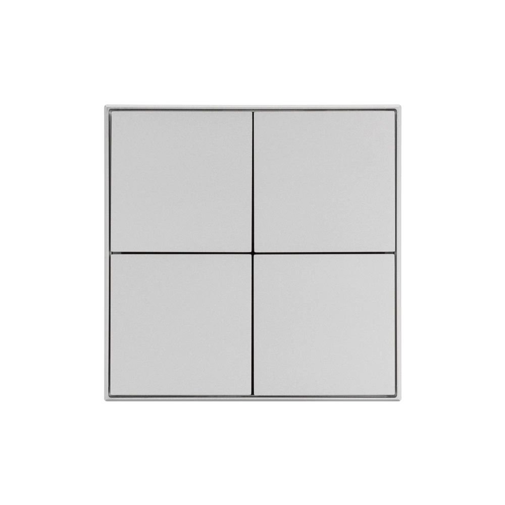 INTELLIGENT ARLIGHT Кнопочная панель KNX-304-23-IN Silver (BUS, Frame) (IARL, IP20 Металл, 2 года) 039666