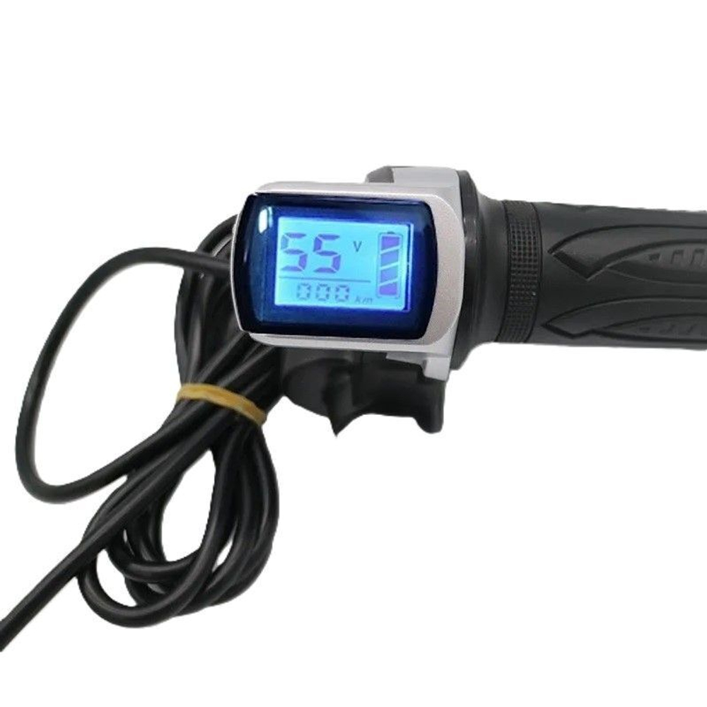 Ручка газа с дисплеем и кнопкой включения 48v для электросамоката электровелосипеда