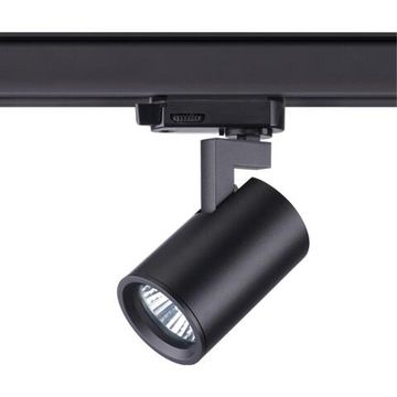 370649 PORT NT19 319 черный Светильник трёхфазный трековый IP20 GU10 50W 220V GUSTO