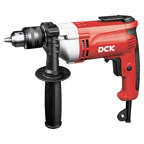 DCK (KJZ07-13) Дрель, 710 Вт, ЗВП, реверс, усиленный редуктор, высокий крутящий момент