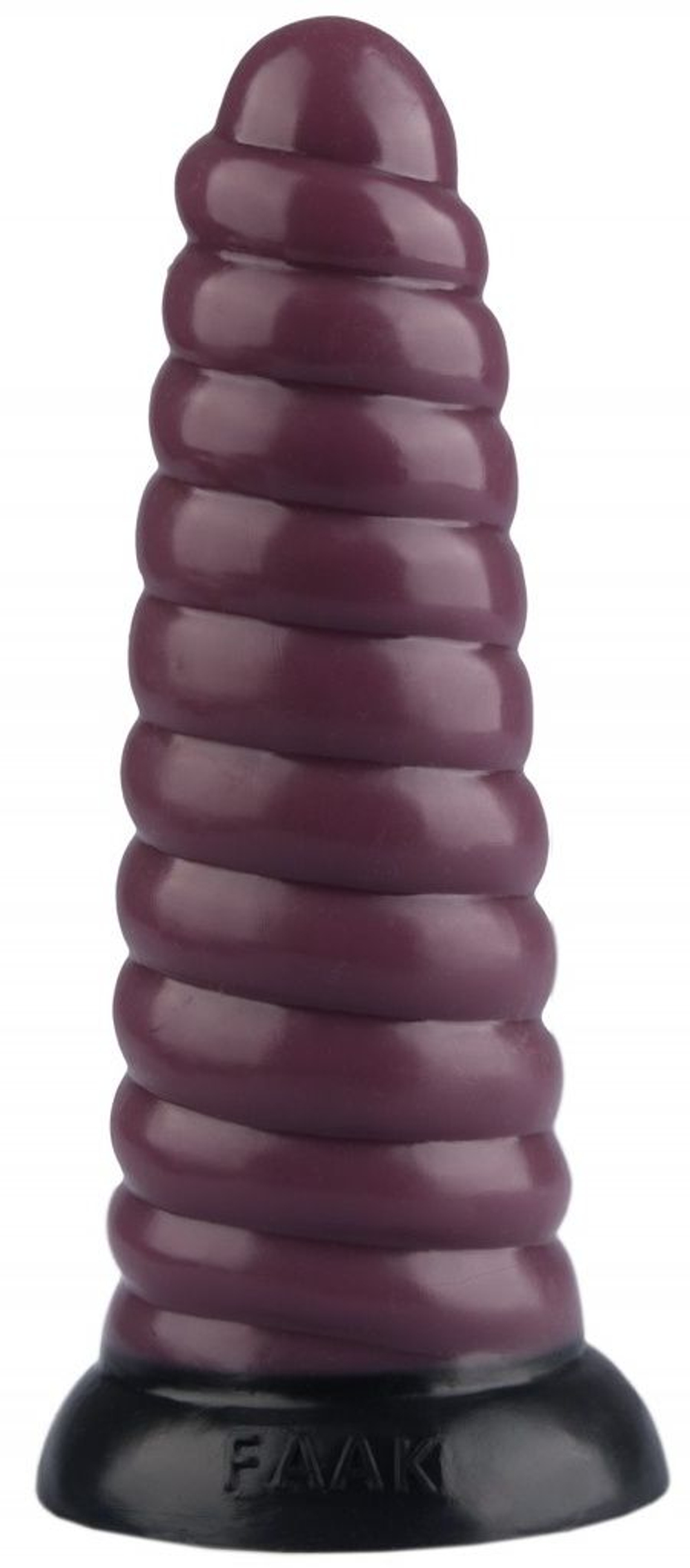 Коричневый рельефная анальная втулка - 20,5 см. (Цвет: коричневый)