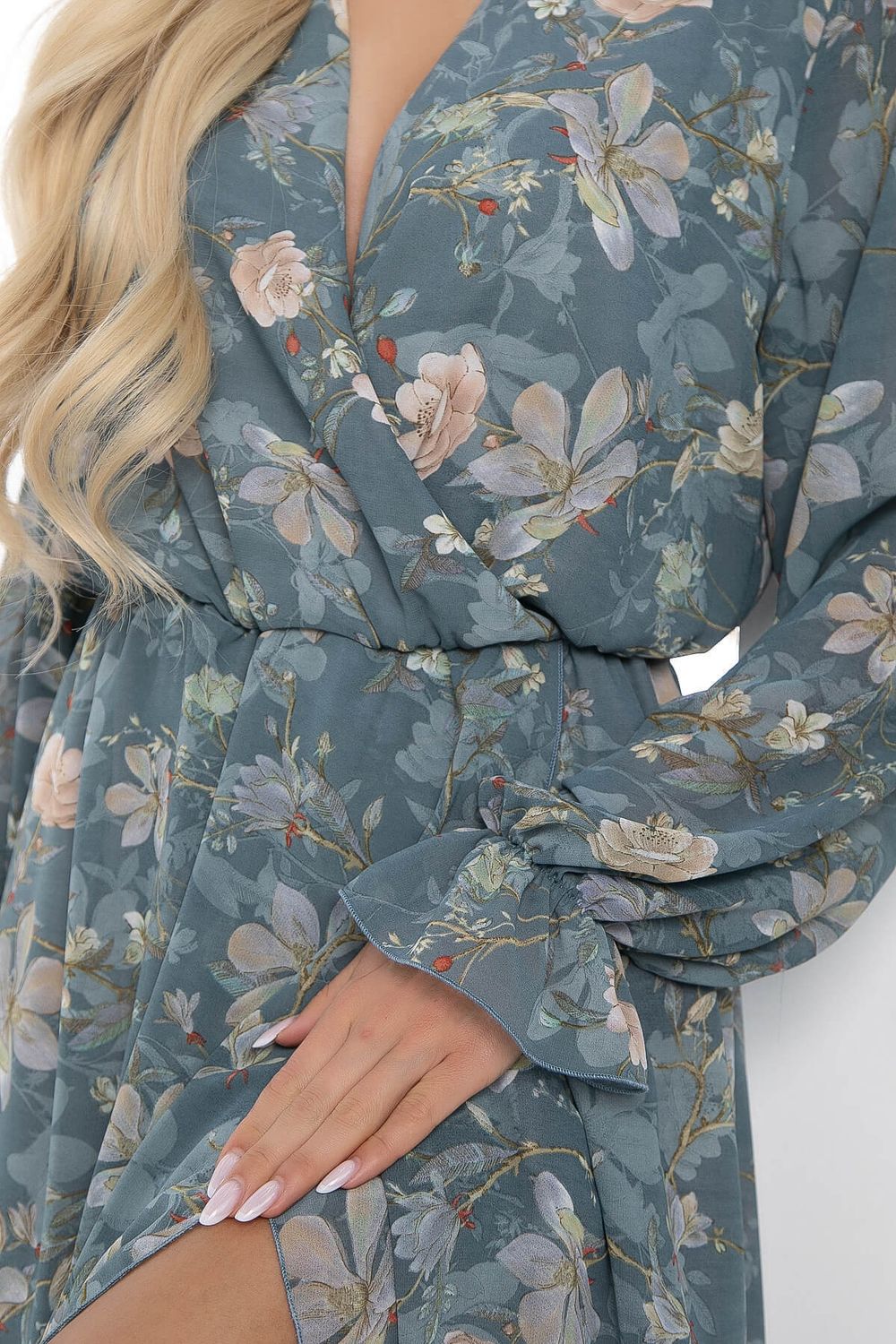 Платье "Весеннее настроение" (бирюзовая мята) П10181 LT Collection