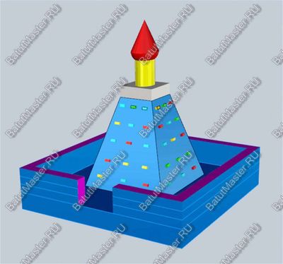 Скалодром "Пирамида" 8*8*7 м
