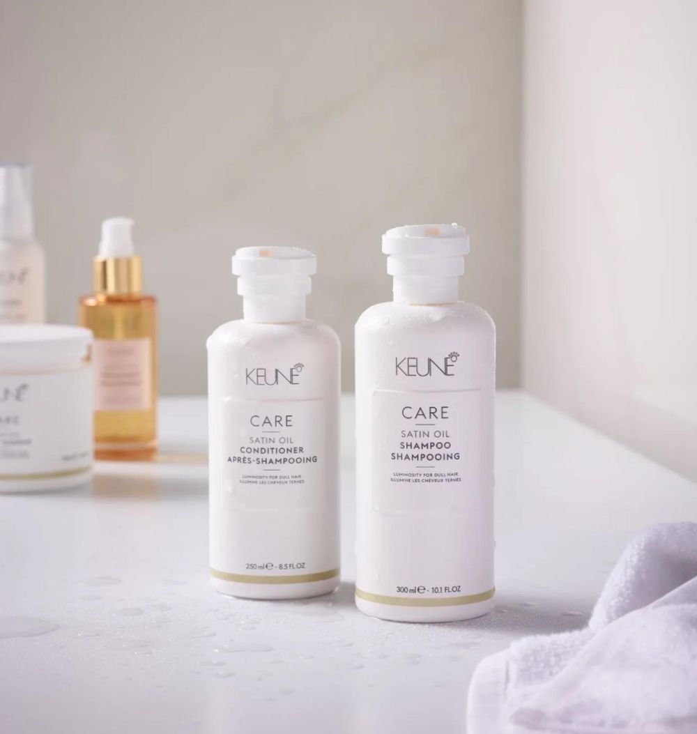Keune Шампунь Шелковый уход Satin Oil Shampoo Care Line