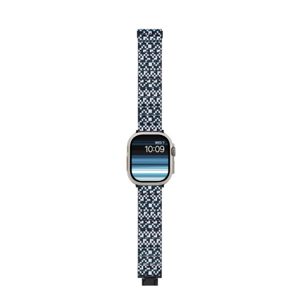 Блочный браслет из углеродного волокна PITAKA Dreamland ChromaCarbon для Apple Watch 40–42 мм, 44–46 мм и Ultra 2–3 Браслет с магнитной застёжкой