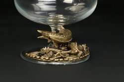 Бокалы для коньяка "Рыбалка" эконом 2 шт. в подарочном футляре с художественным оформлением